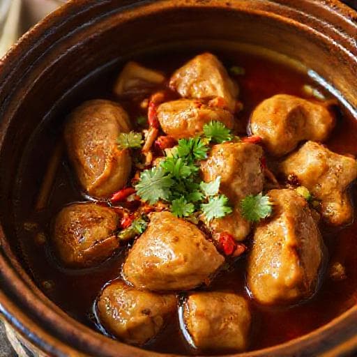 Gà Kho Gừng Sả Ớt