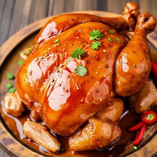 Gà Nướng Mật Ong Truyền Thống