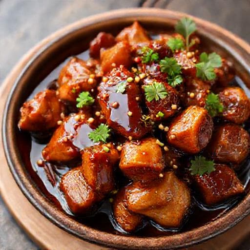Gà Nướng Mật Ong Kiểu Hoa