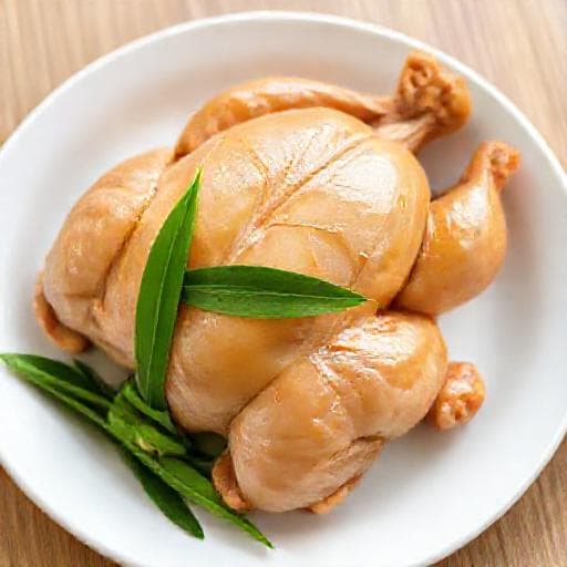 Gà hấp muối lá dứa (miền Nam)