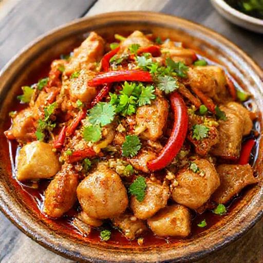 Gà Xào Sả Ớt Kiểu Miền Trung