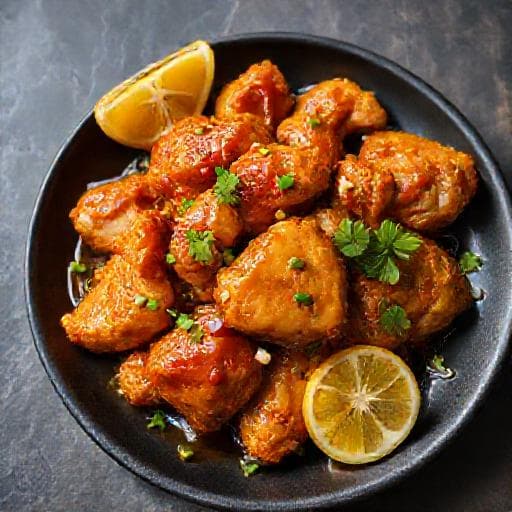 Gà Chiên Nước Mắm Sả Tắc