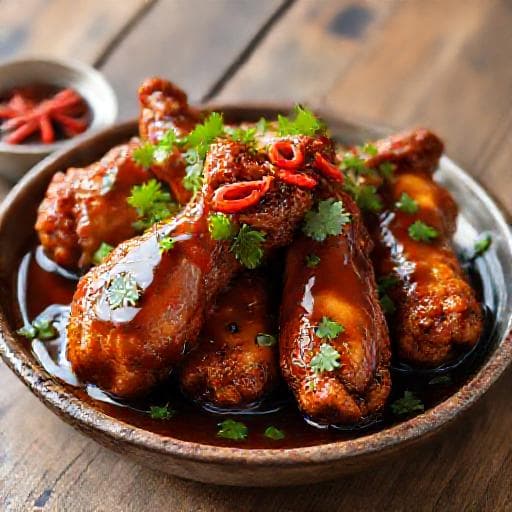 Cánh Gà Sốt Me Truyền Thống