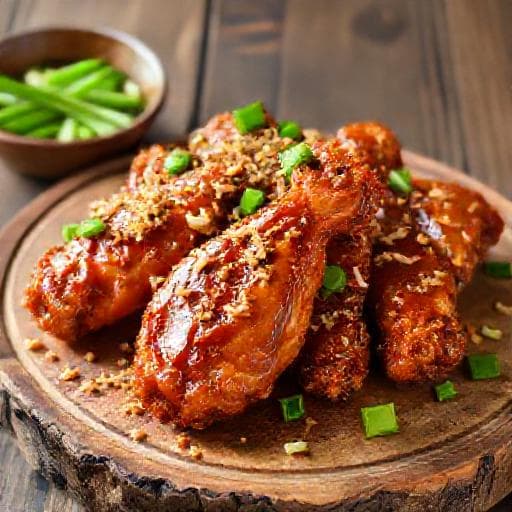 Cánh Gà Chiên Mắm Tỏi Phi Nhanh
