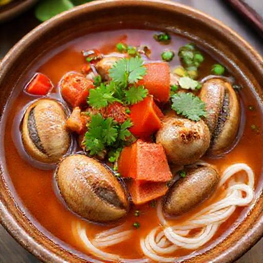 Bún ốc truyền thống