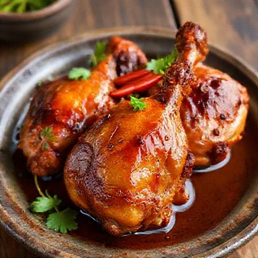 Đùi Gà Nướng Ngũ Vị Truyền Thống