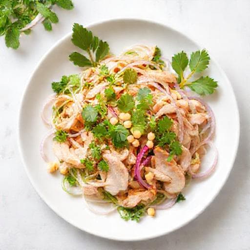 Gỏi Gà Rau Răm Cấp Tốc
