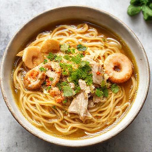 Mì Quảng Gà Nhanh Gọn