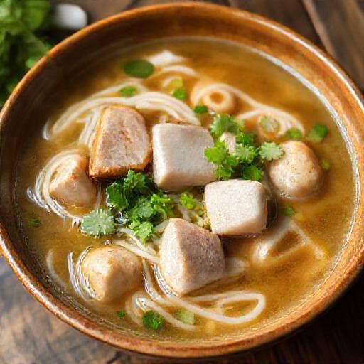 Bánh Canh Cá Lóc Chả Cá Viên