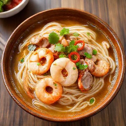 Bánh canh Nam Phổ tôm thịt