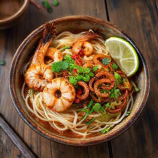 Bún Mắm Nêm Hải Sản