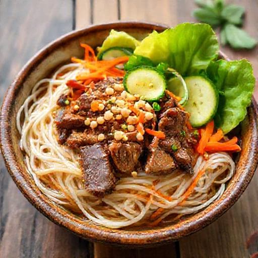 Bún Bò Nam Bộ Truyền Thống