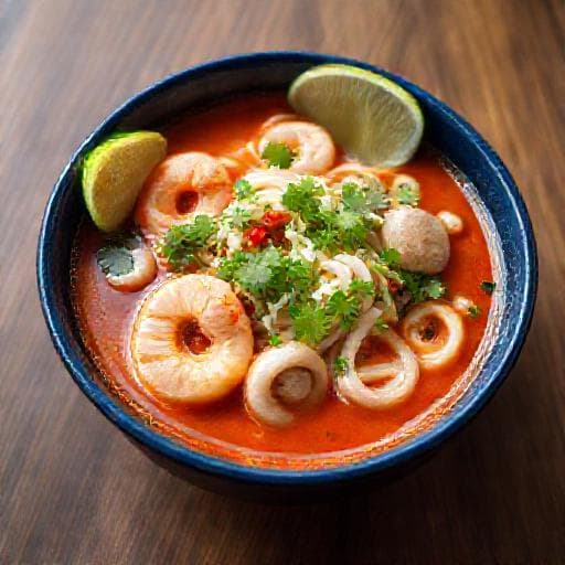Hủ tiếu sa tế hải sản