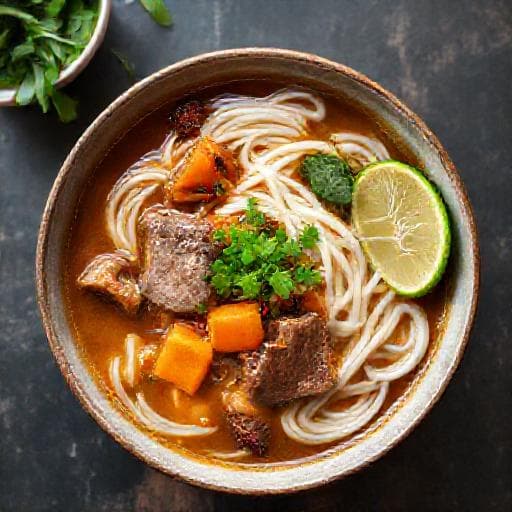 Hủ tiếu bò kho nhanh gọn