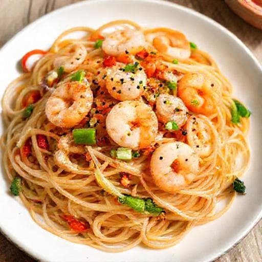 Miến Xào Hải Sản Kiểu Nhanh Gọn