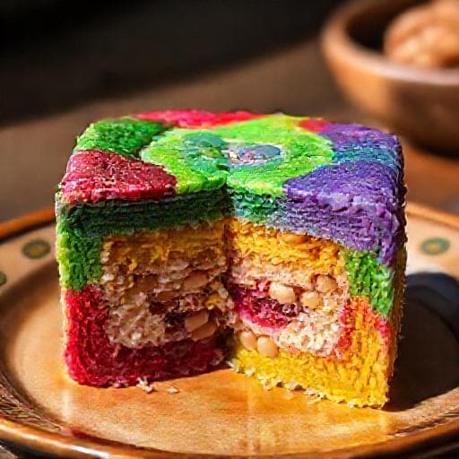Bánh Chưng Tứ Quý (Bánh Chưng Ngũ Sắc)