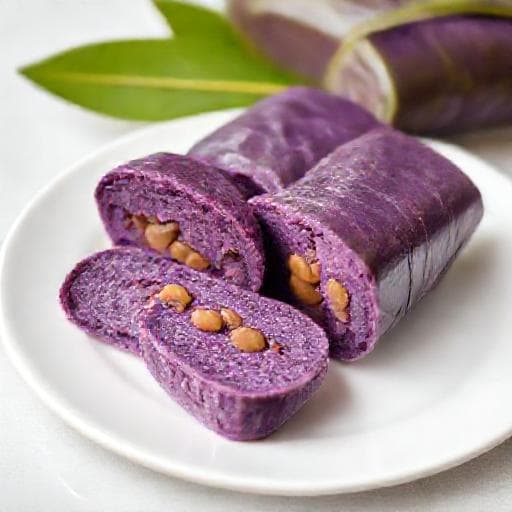 Bánh tét lá cẩm nhanh gọn