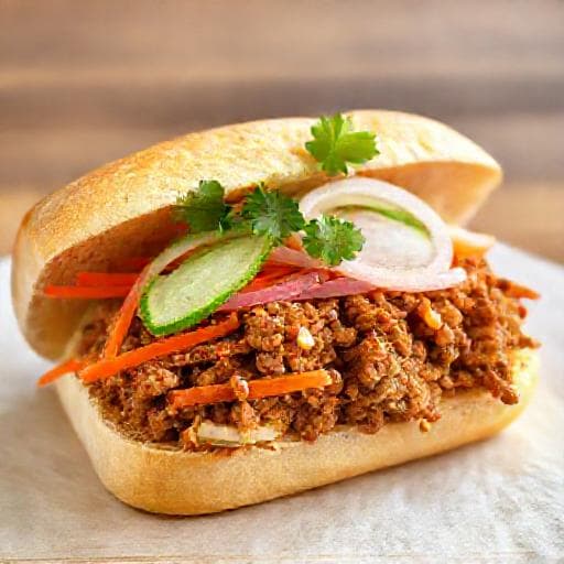 Bánh Mì Thịt Nướng Nhanh Gọn