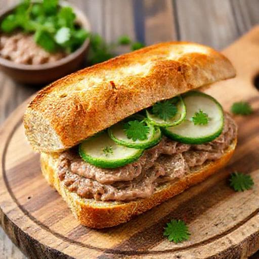Bánh Mì Pate Nhanh Gọn