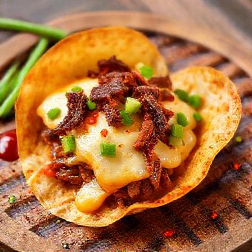 Bánh tráng nướng phô mai bò khô