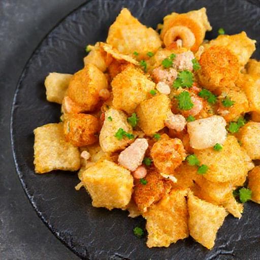 Bột Chiên Trứng Kiểu Mới Lạ (Với Tôm)