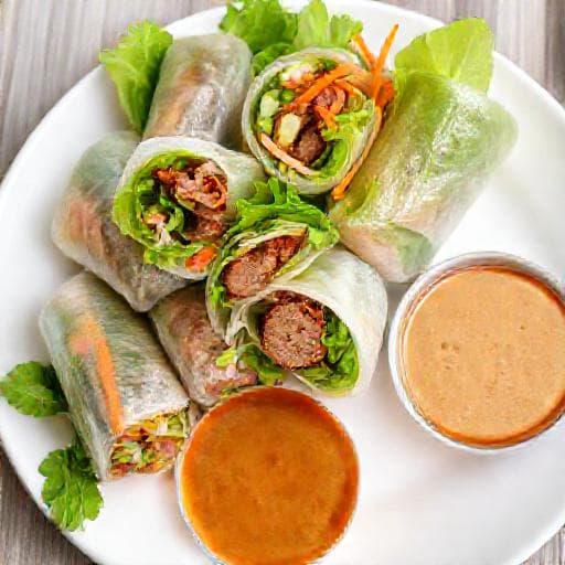 Nem Nướng Cuốn Bánh Tráng