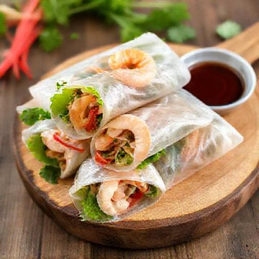 Gỏi Cuốn Tôm Thịt Nhanh Gọn