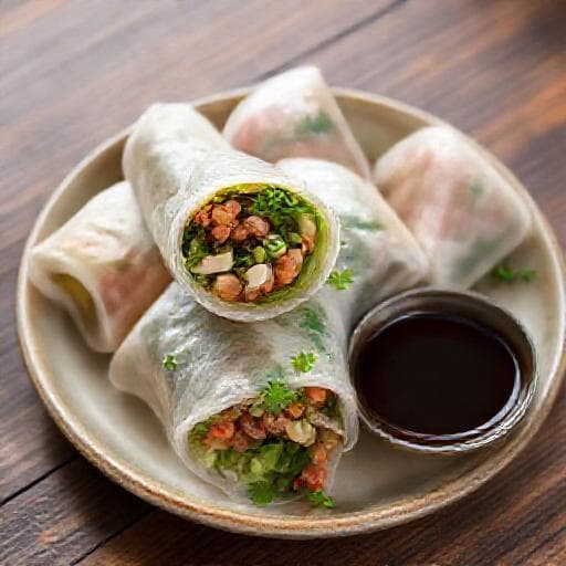 Bò bía ngọt truyền thống
