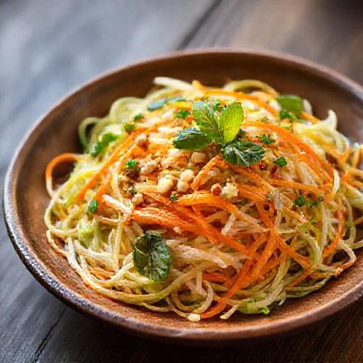 Gỏi Đu Đủ Tai Heo Chua Ngọt Kiểu Miền Trung