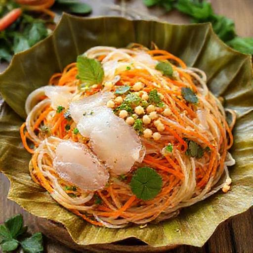 Nộm sứa hoa chuối