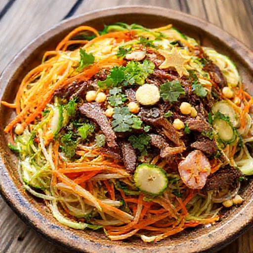 Nộm bò khô thập cẩm