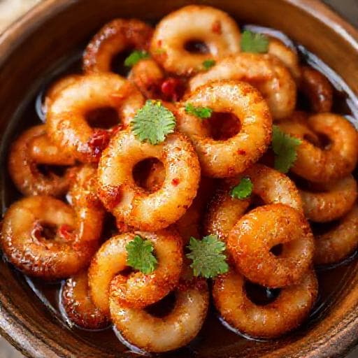 Mực Chiên Nước Mắm Sa Tế