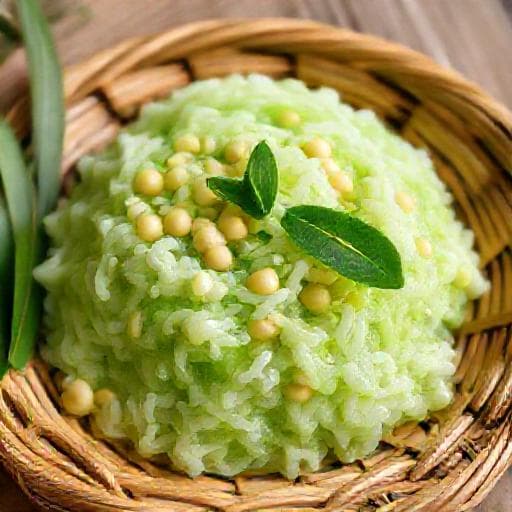 Xôi Đỗ Xanh Lá Dứa