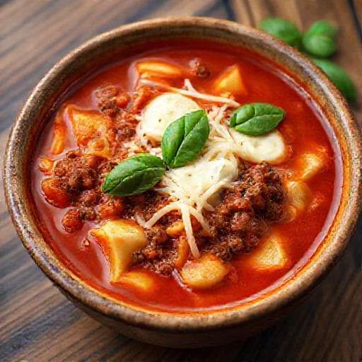 Súp Lasagna Truyền Thống