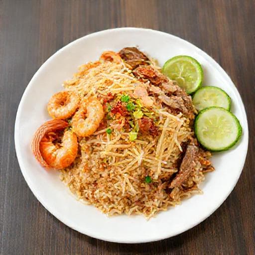 Cơm Âm Phủ Tôm Thịt Nhanh Gọn