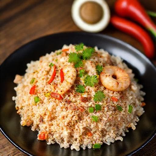 Cơm Chiên Cá Mặn Kiểu Singapore