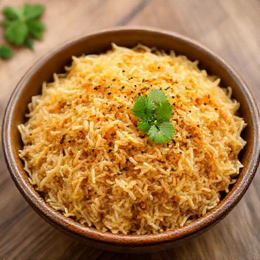 Cơm chiên tỏi truyền thống