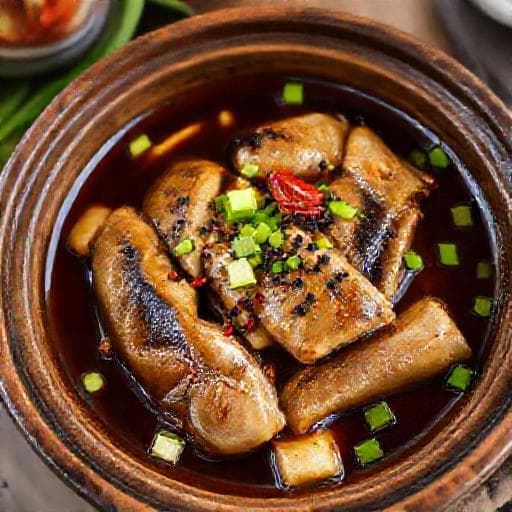 Cá Bống Kho Tiêu Gừng Hành