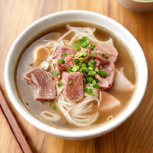 Phở Bò Tái Nhanh Gọn