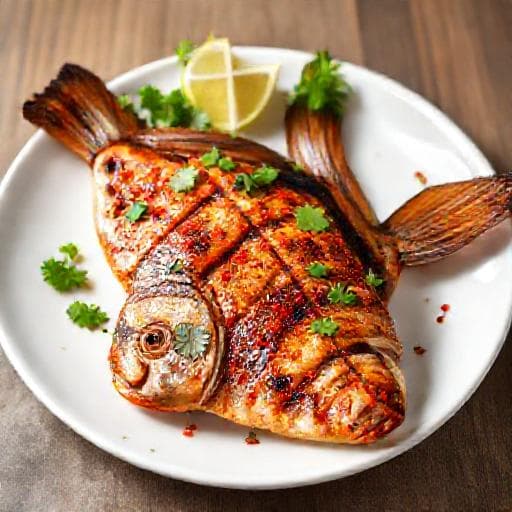Cá Chim Nướng Muối Ớt Tốc Hành