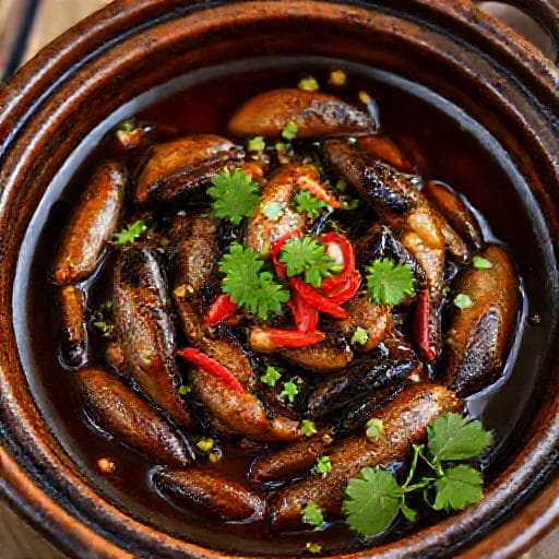 Cá Cơm Kho Tiêu Sả Ớt