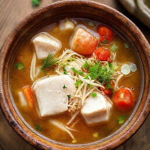 Canh Cá Nấu Măng Chua Truyền Thống