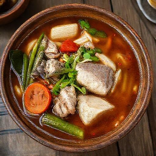 Canh Cá Lóc Nấu Măng Chua Kiểu Miền Tây