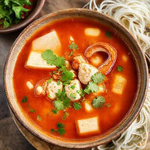 Canh riêu cua truyền thống