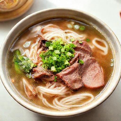 Phở Bò Tái Nạm Nhanh Gọn