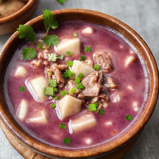 Canh Khoai Mỡ Nấu Thịt Băm
