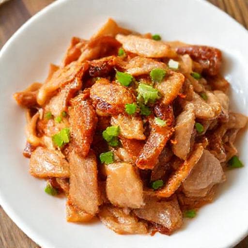 Thịt Rang Mắm Tép Nhanh Gọn