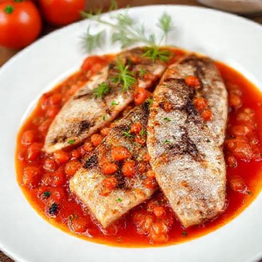 Бърза скумрия плакия на тиган