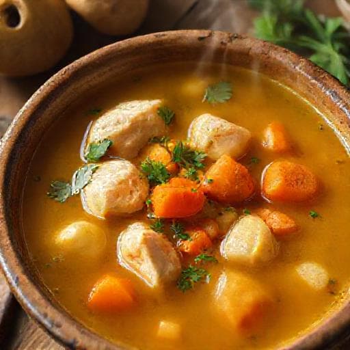 Класическа куркудена чорба
