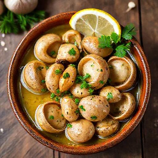 Класически Рапани с масло и чесън